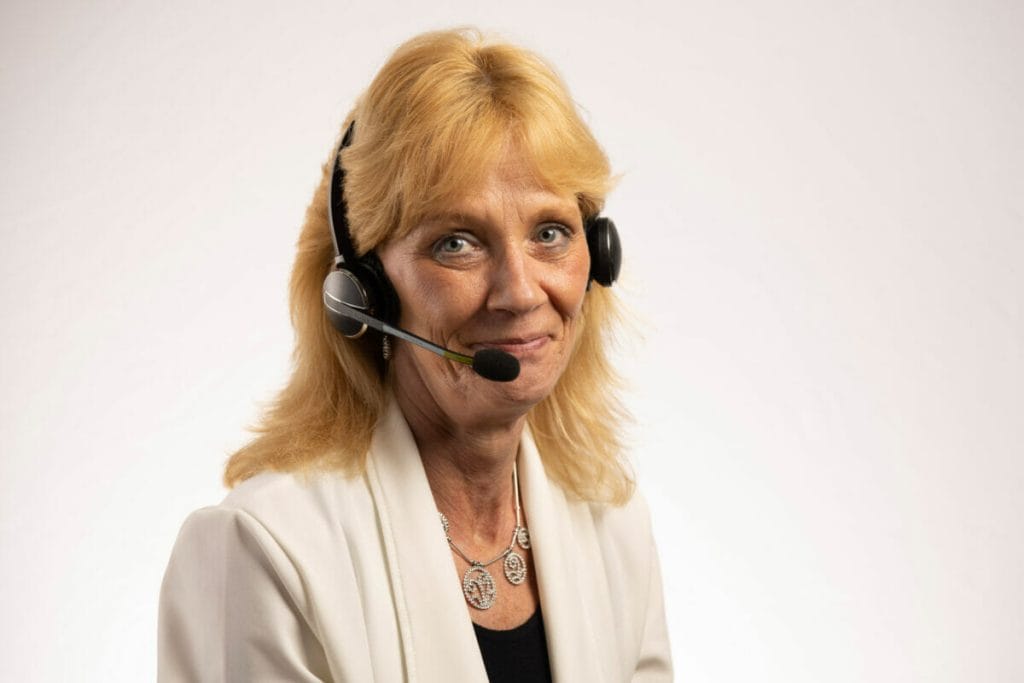 Virtual Receptionist with Headset
